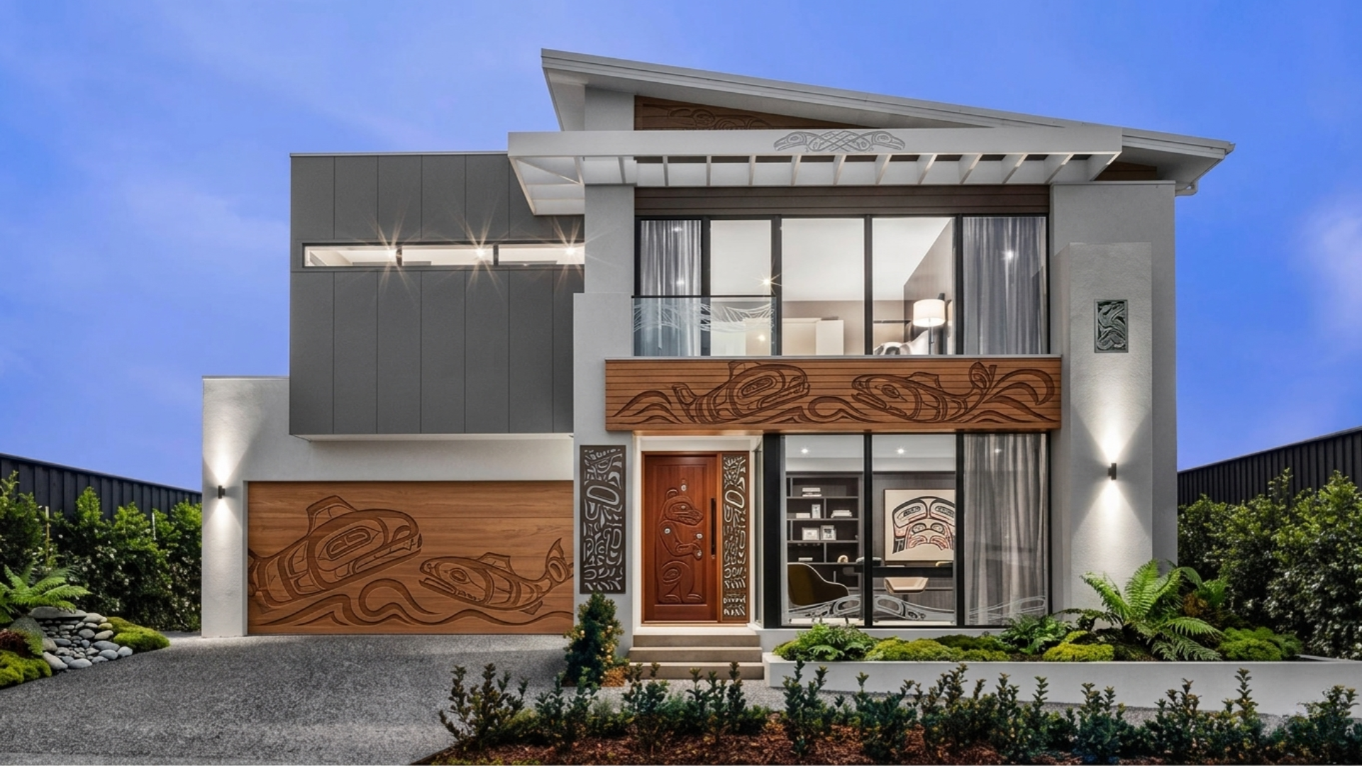 Exterior rendering of The Boreal catalog home model