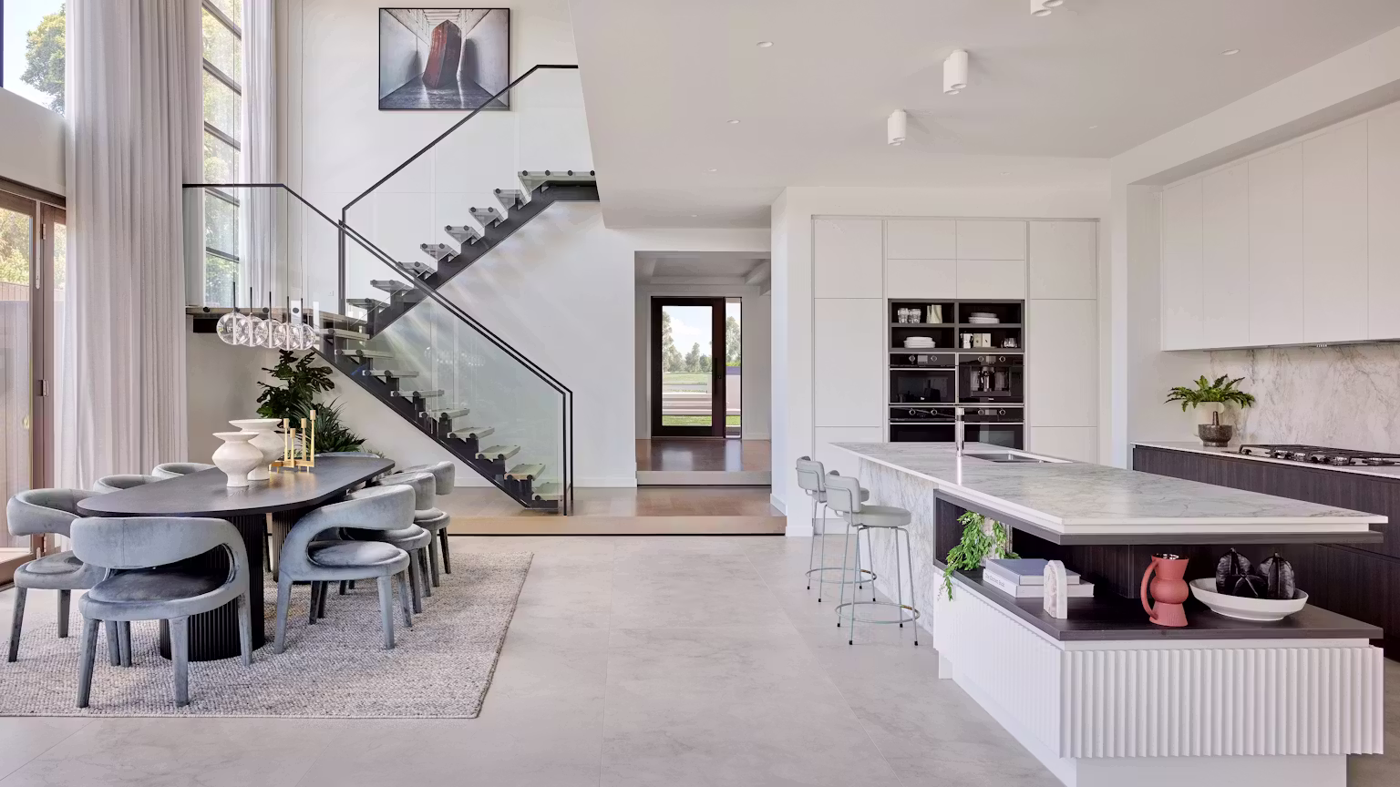 Refined interior of a House Delivery Inc. residence