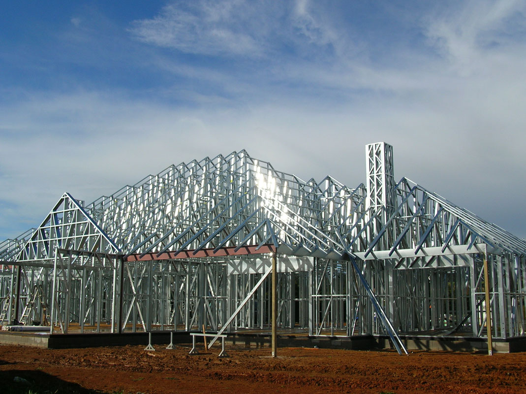 Light-gauge steel residential structural framing