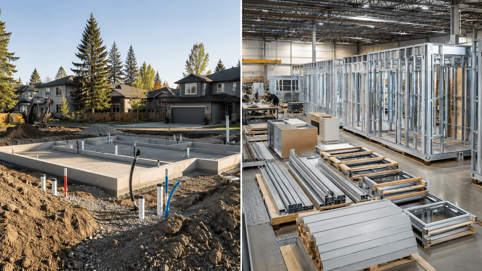 Site preparation and manufacturing moving forward in parallel