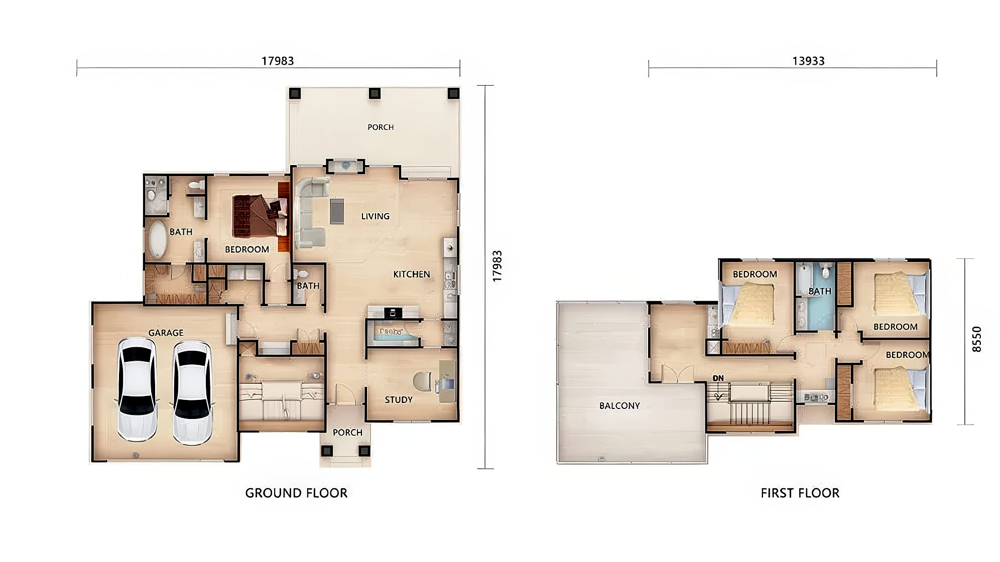 Canmore floor plan drawing