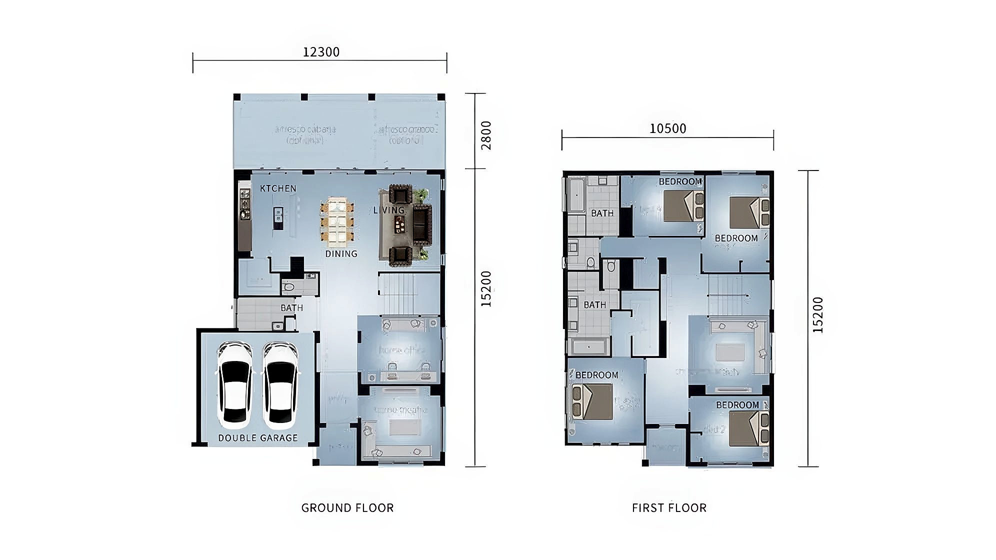 The Cascade floor plan drawing