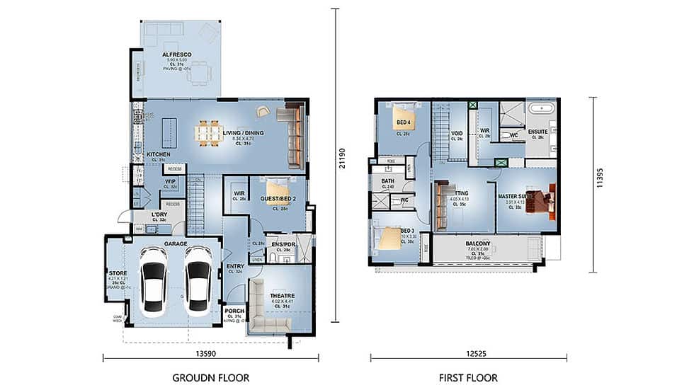 Keats House floor plan drawing