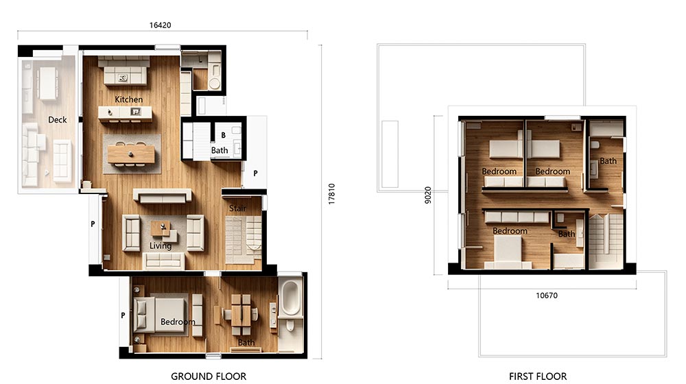 Mayne House floor plan drawing
