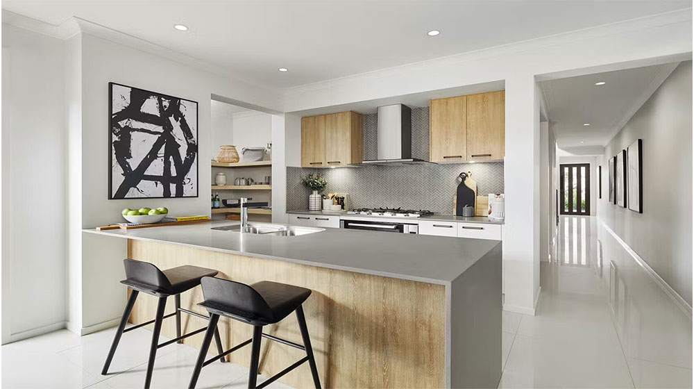 The Salt Spring Duplex — Kitchen and dining