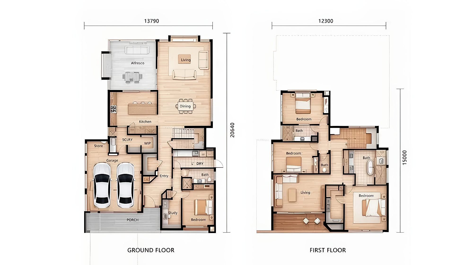 The Laurentian floor plan drawing
