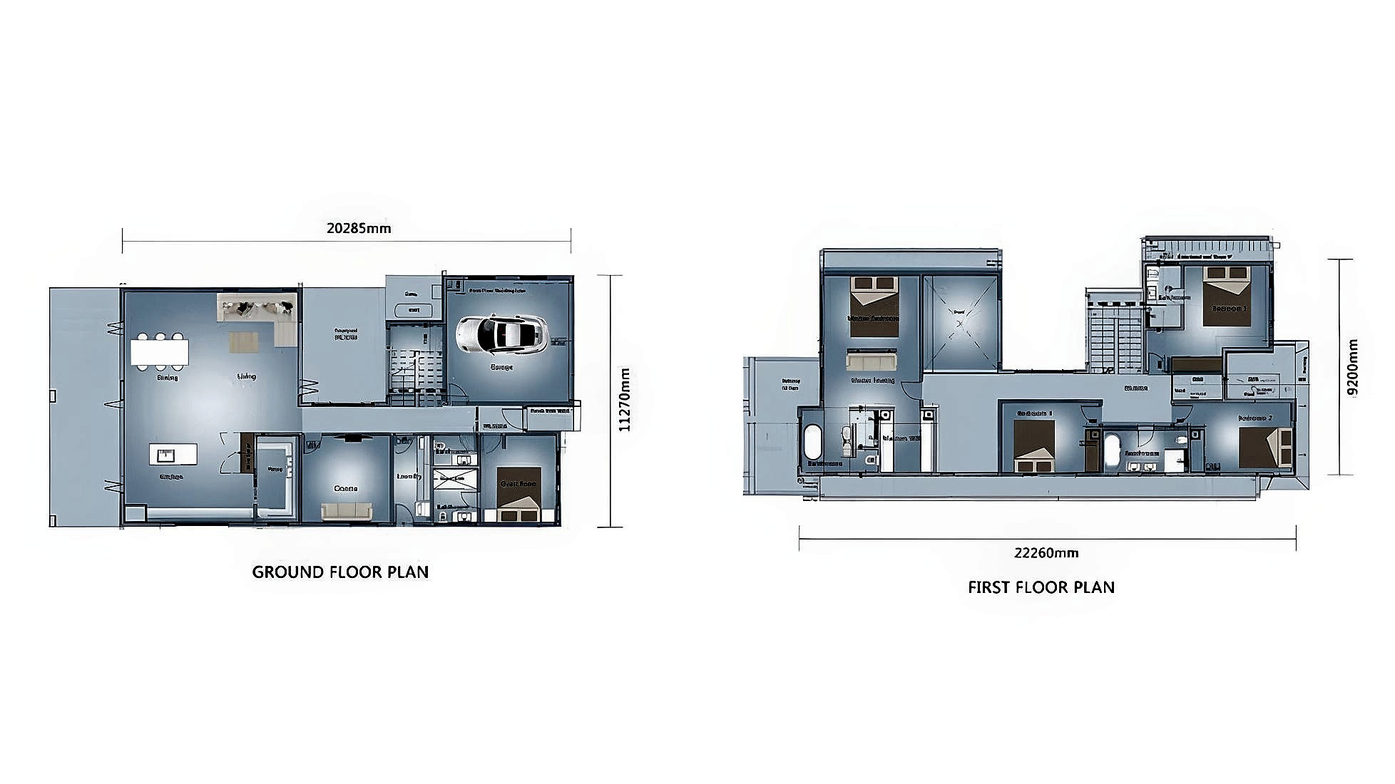 The Profile floor plan drawing